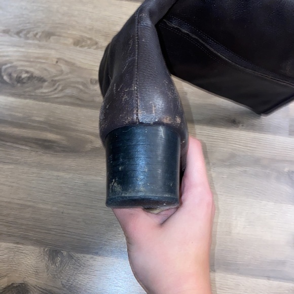 Rockport Brown Leather Boots Size Nine - Picture 3 of 4